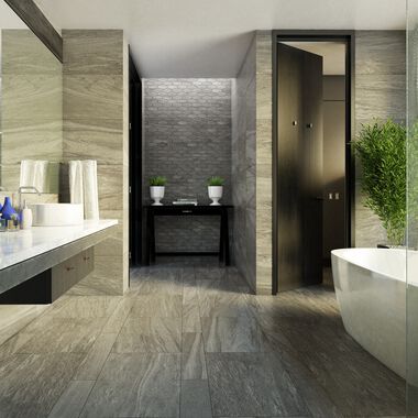 Ba&ntilde;o Vals Stone Gris