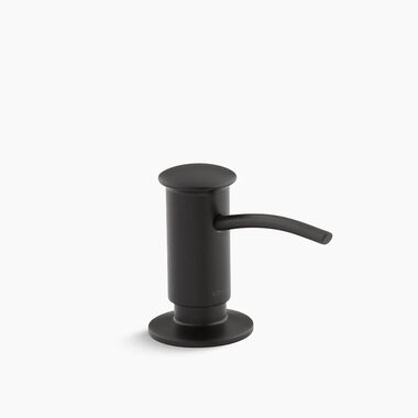 Dispensador de jab&oacute;n Contemporary en negro mate