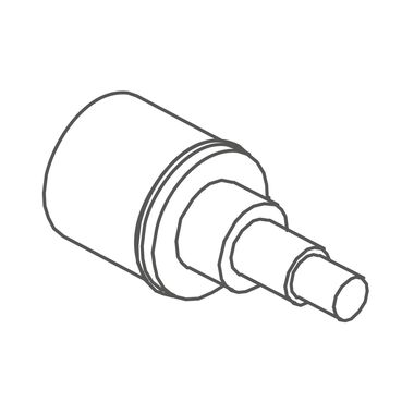Cartucho Desviador Stilo Para Regadera De Muro Georgia Unico