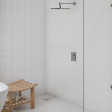 Ba&ntilde;o 3D Wall Blanco