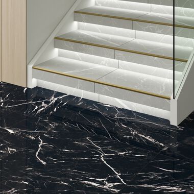 &Aacute;rea Com&uacute;n Aura Rectificado Gris con Negro