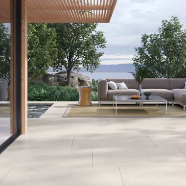 Exterior Essence Beige con Blanco
