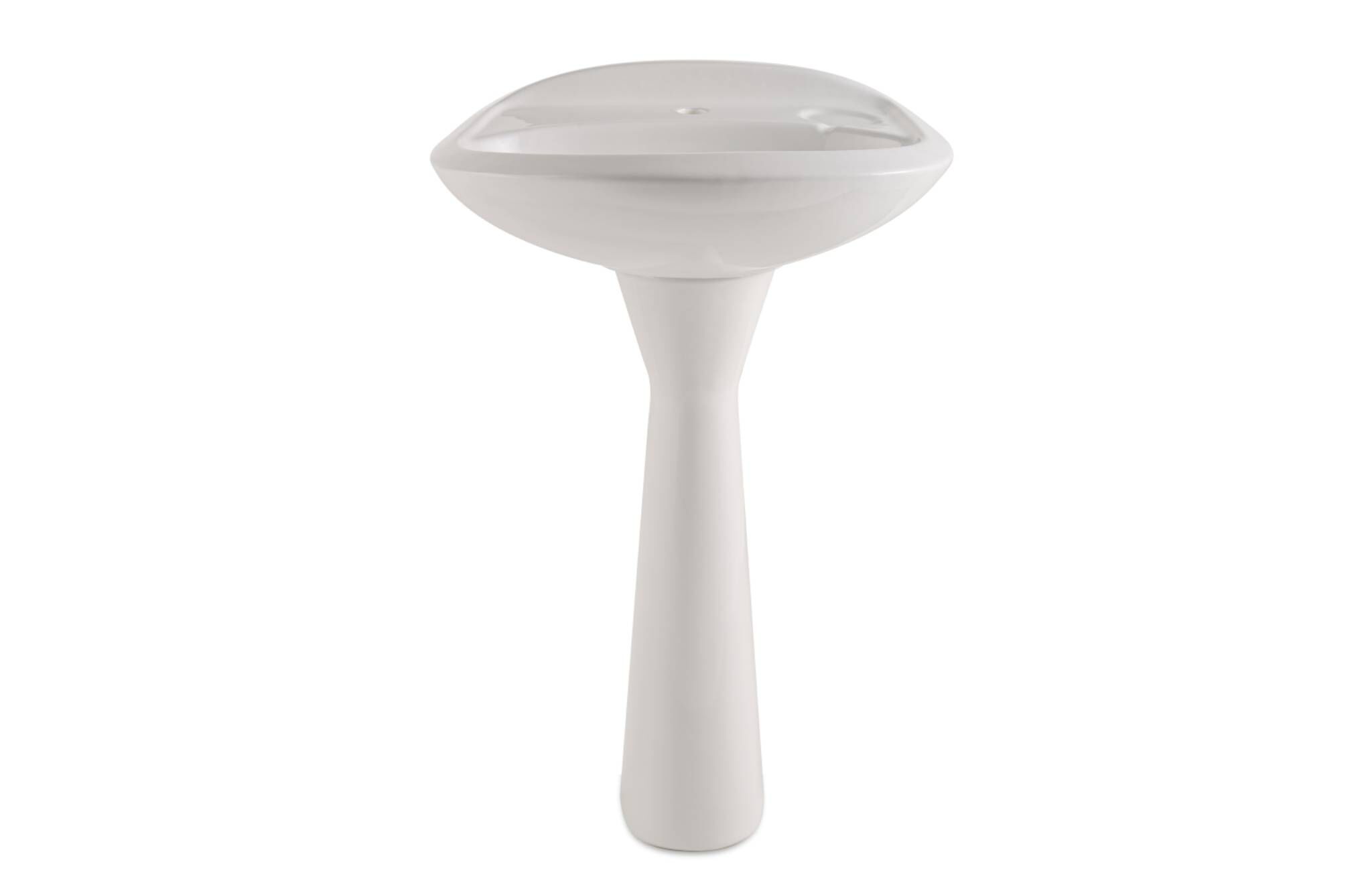 Lavabo De Pedestal Monomando L&iacute;nea Georgia Blanco,,hi-res image number null