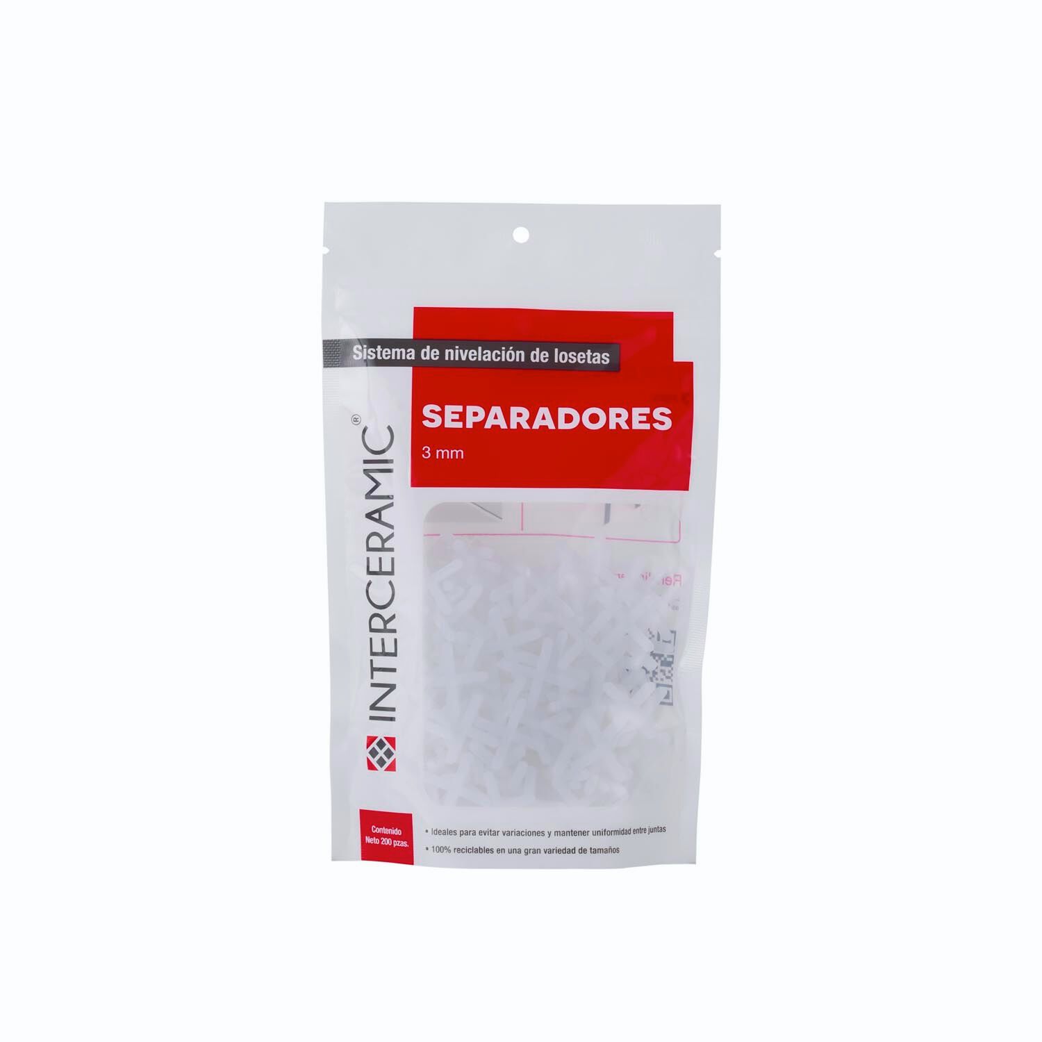 Separador 3 mm 200 pza,,hi-res image number null
