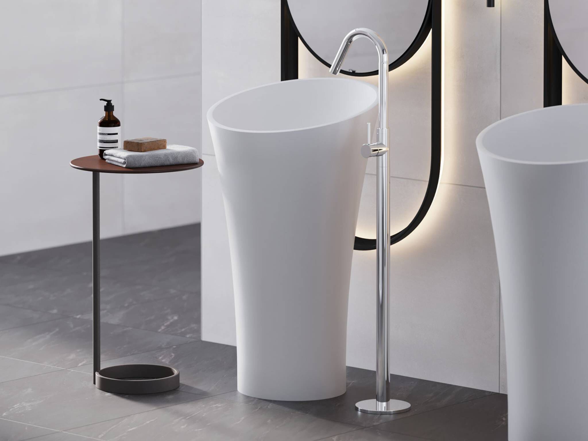 Lavabo de piso l&iacute;nea Versalles,,hi-res image number null