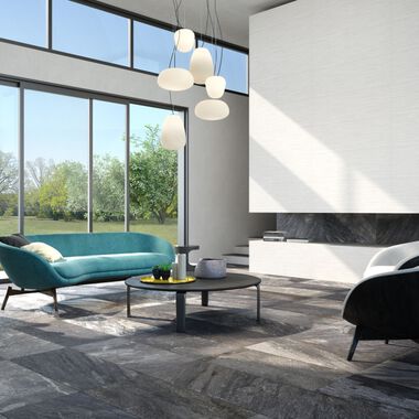 Sala Emboss Blanco con Gris