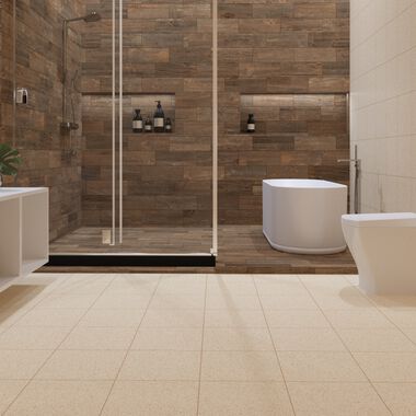 Ba&ntilde;o Cosmos Beige con Caf&eacute;