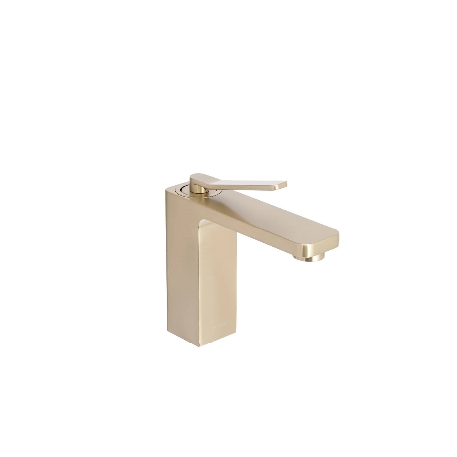 Llave Monomando Baja Para Lavabo L&iacute;nea Siena En Dorado Satinado,,hi-res image number null