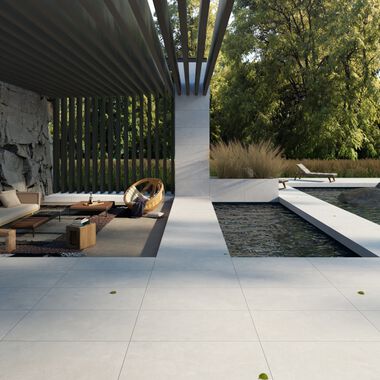 Exterior Essence Blanco con Gris