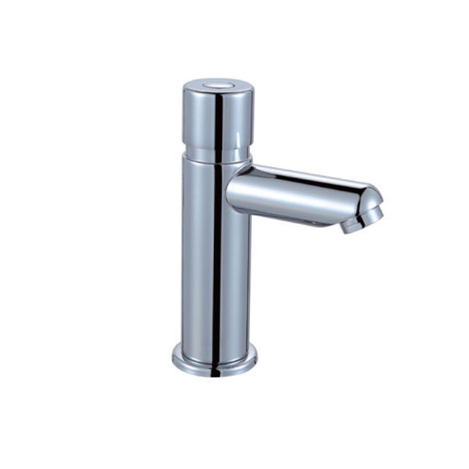 Llave Monomando Baja Con Temporizador Para Lavabo L&iacute;nea Kiev En Cromo Pulido,,hi-res image number null