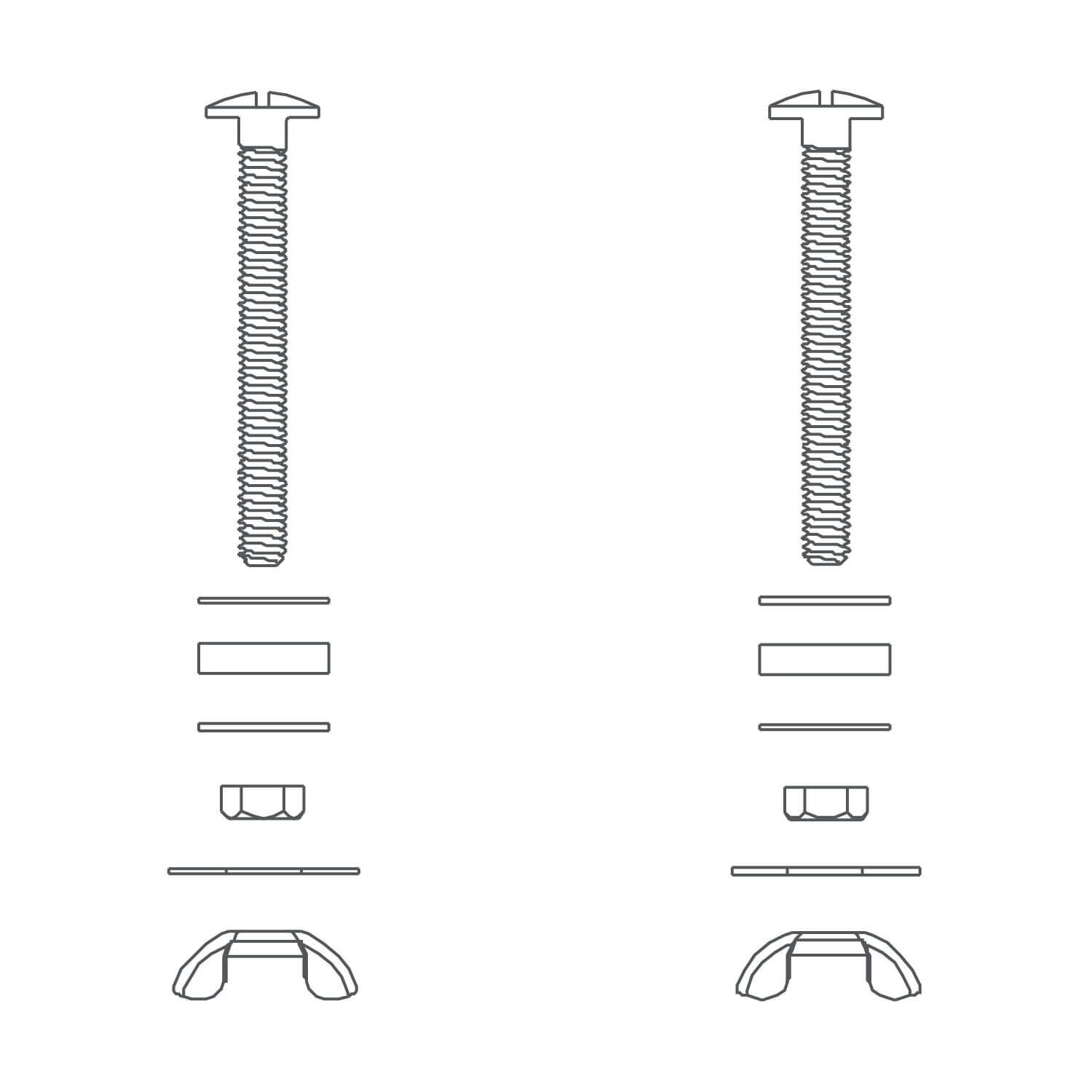 Set de tornillos ankara para instalar tanque a taza varsovia y ankara unico,,hi-res image number null