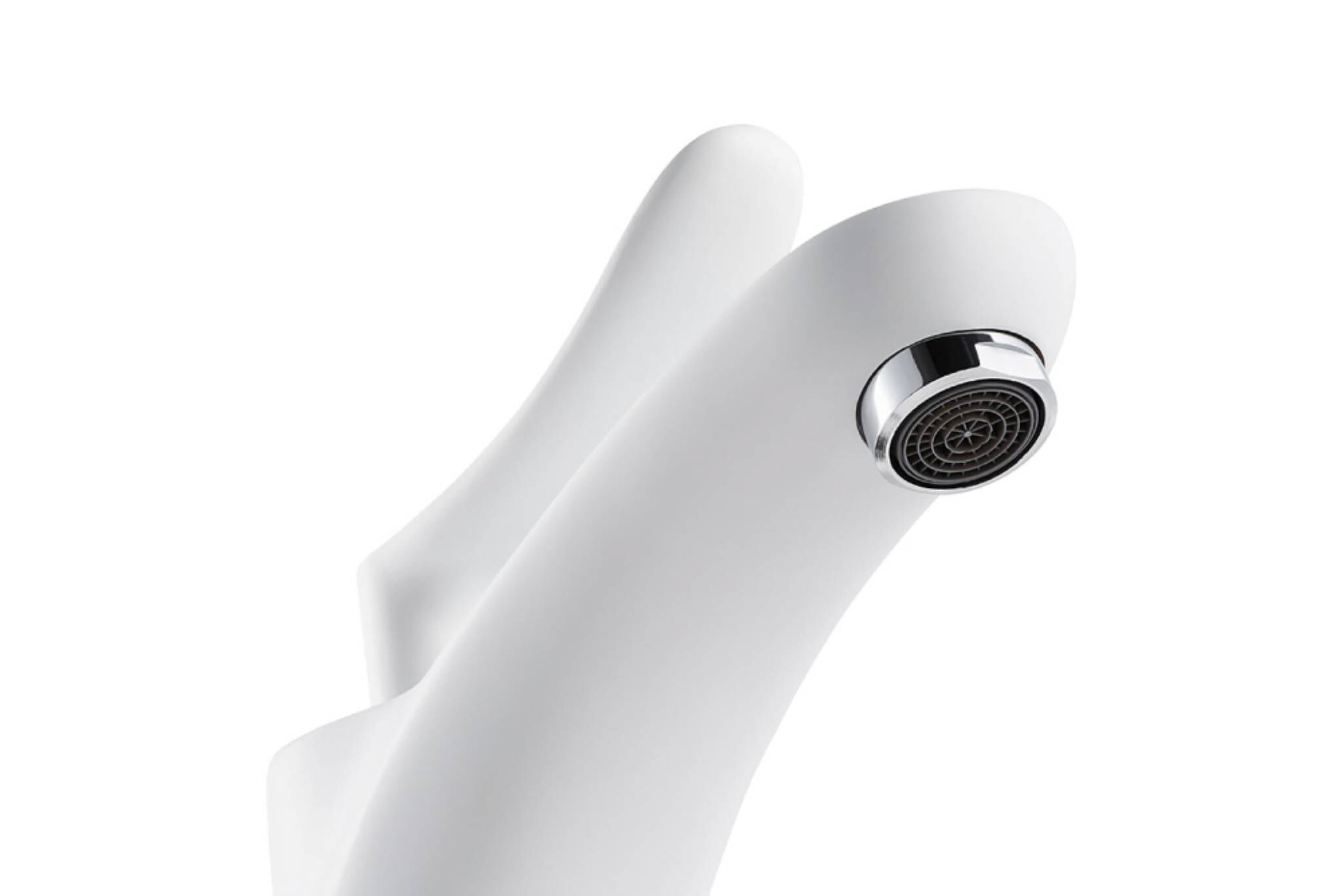 Llave monomando baja para lavabo l&iacute;nea Dubl&iacute;n&reg; en blanco mate,,hi-res image number null