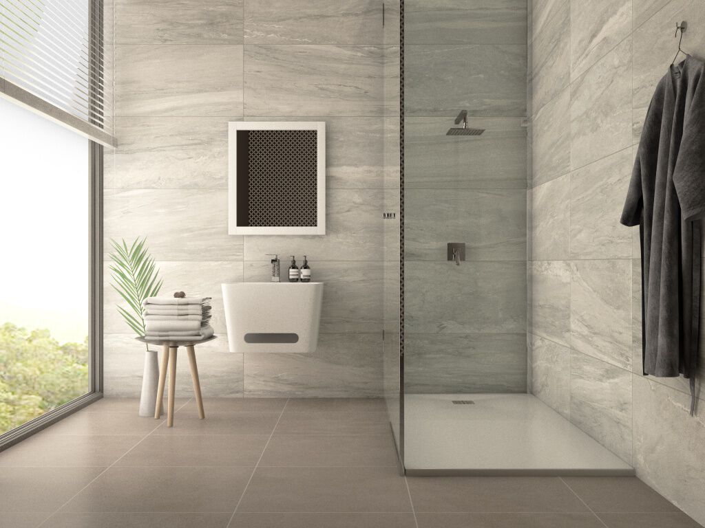 Ba&ntilde;o Modulor Caf&eacute; con Gris,,hi-res