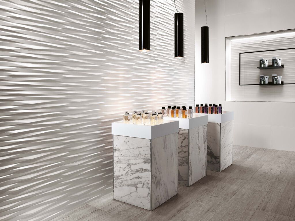 Uso Comercial 3D Wall Blanco,,hi-res