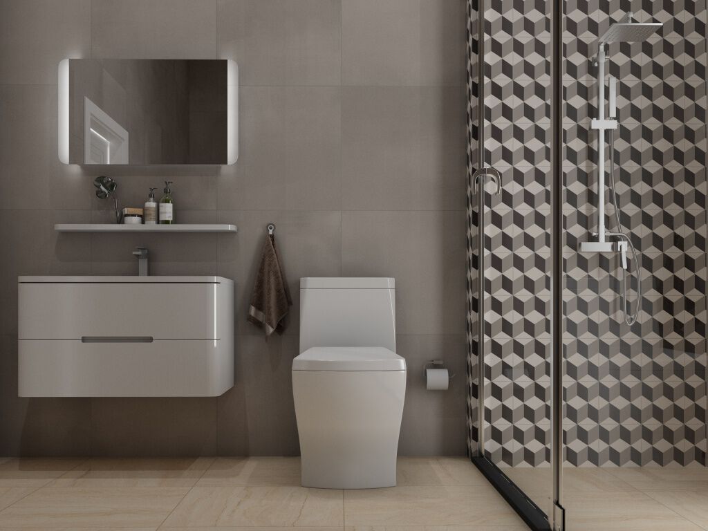 Ba&ntilde;o Cityline Beige con Negro,,hi-res