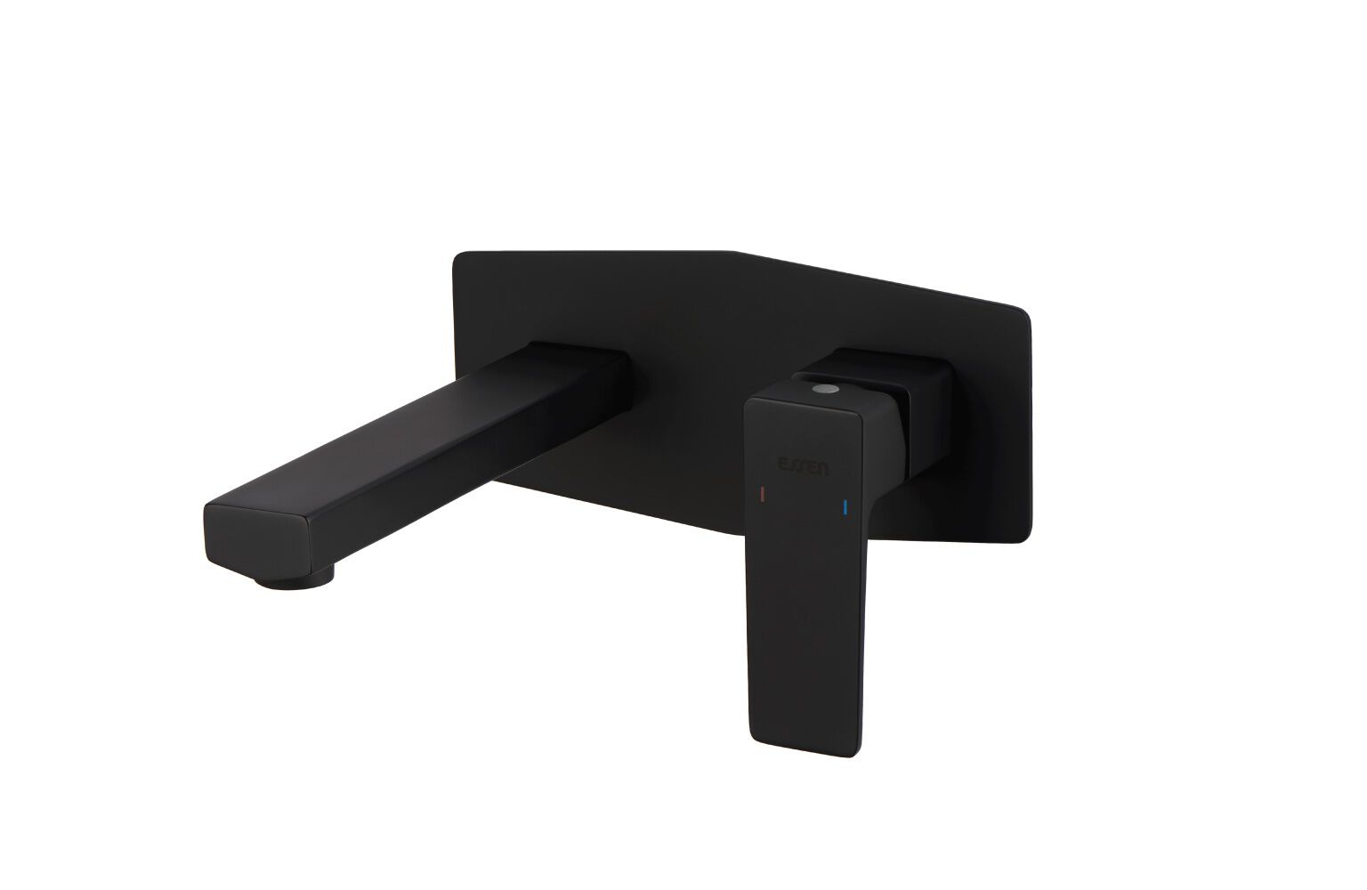 Llave de muro para lavabo l&iacute;nea Dessau en negro mate,,hi-res image number null