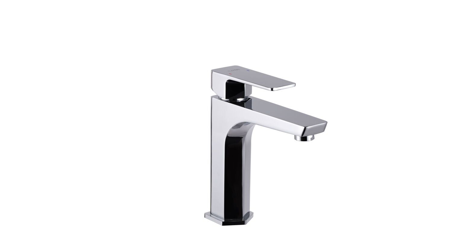 Llave monomando baja para lavabo l&iacute;nea Dessau en cromo pulido,,hi-res