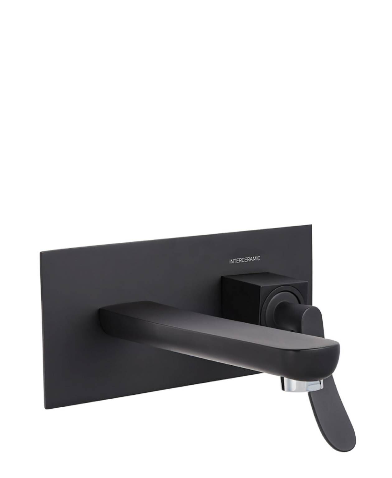 Llave de muro para lavabo l&iacute;nea Dubl&iacute;n&reg; en negro mate,,hi-res image number null