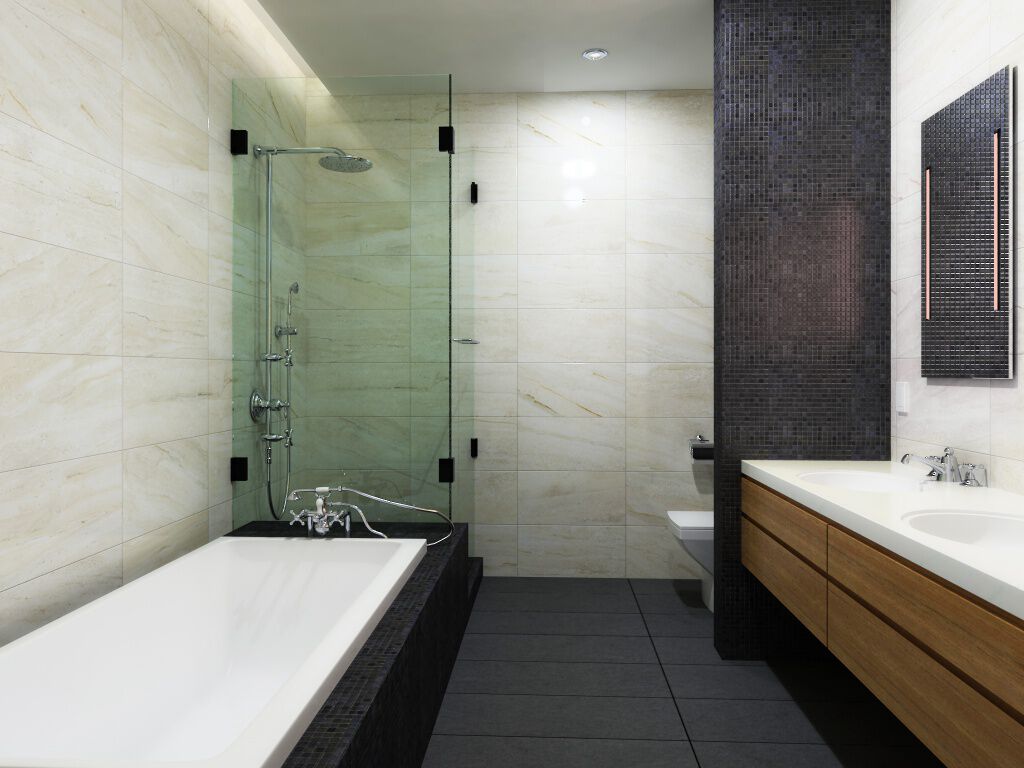 Ba&ntilde;o Interglass Pearl Negro,,hi-res