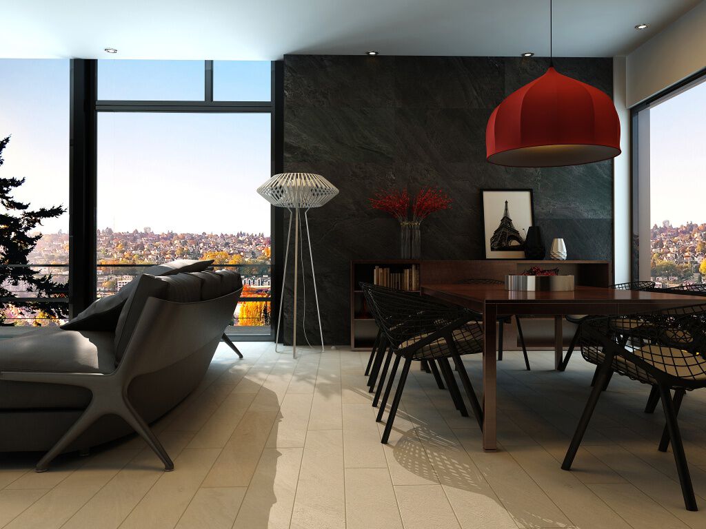 Comedor Geologic Beige con Negro,,hi-res