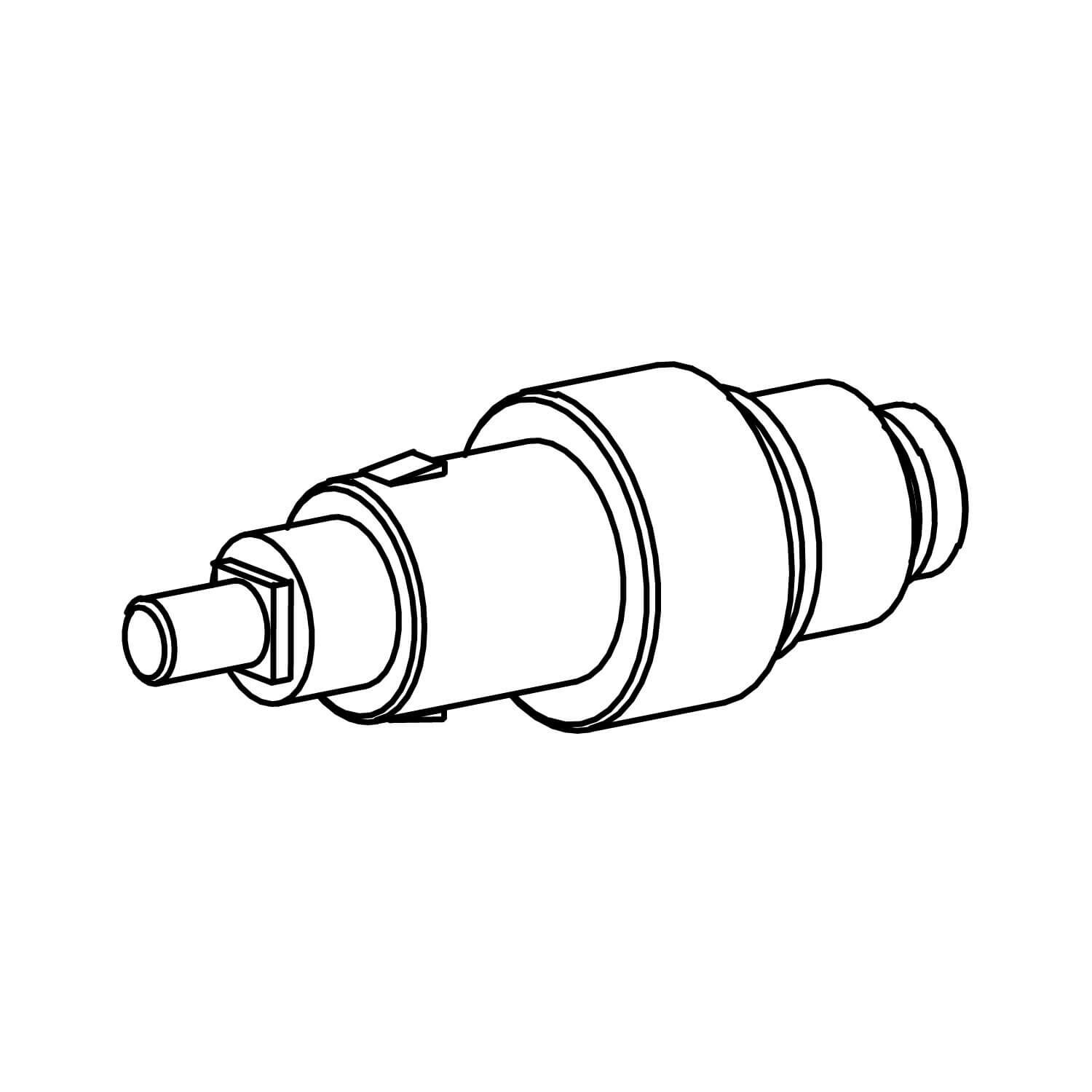 Cartucho desviador meissen pro para conjunto de regadera unico,,hi-res