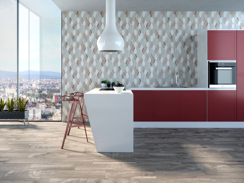 Cocina Pietra Cristal Caf&eacute; con Gris,,hi-res