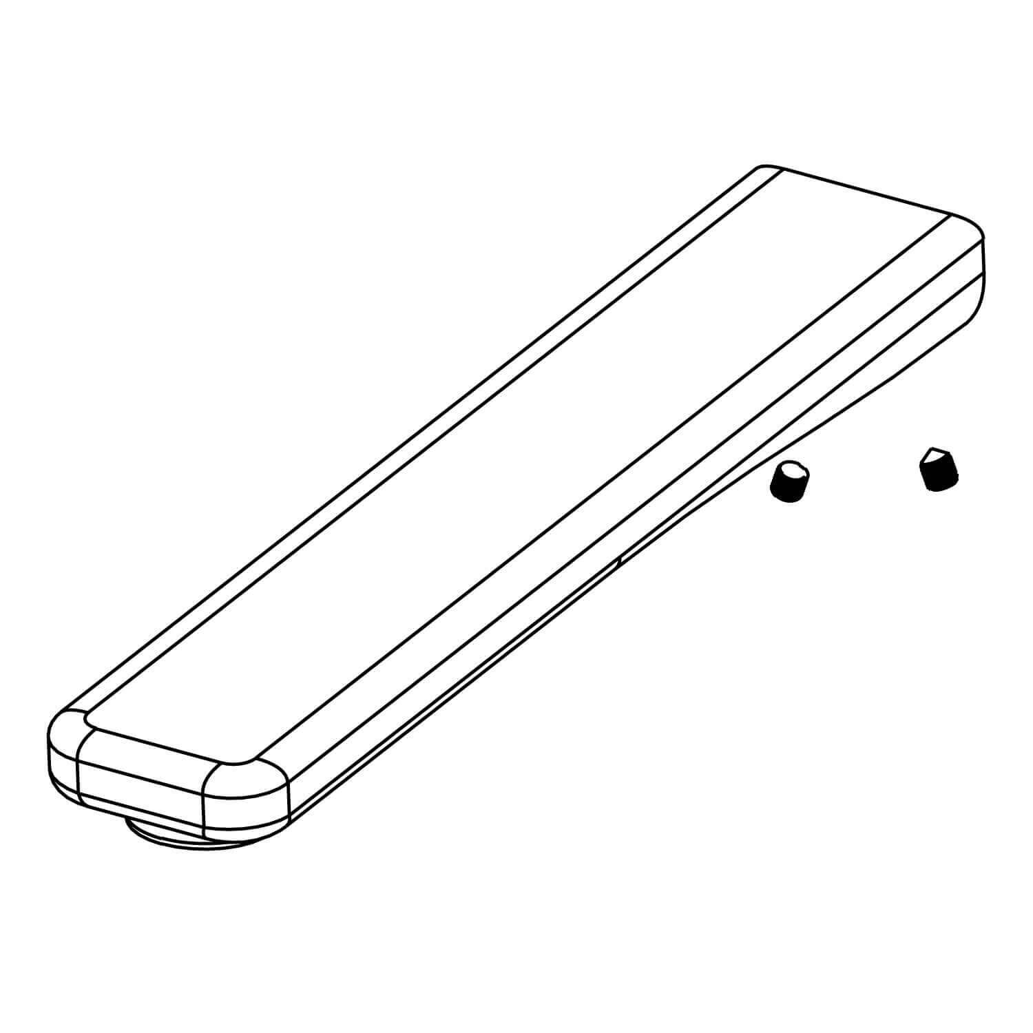 Salida de agua para llave de muro dorado satinado,,hi-res