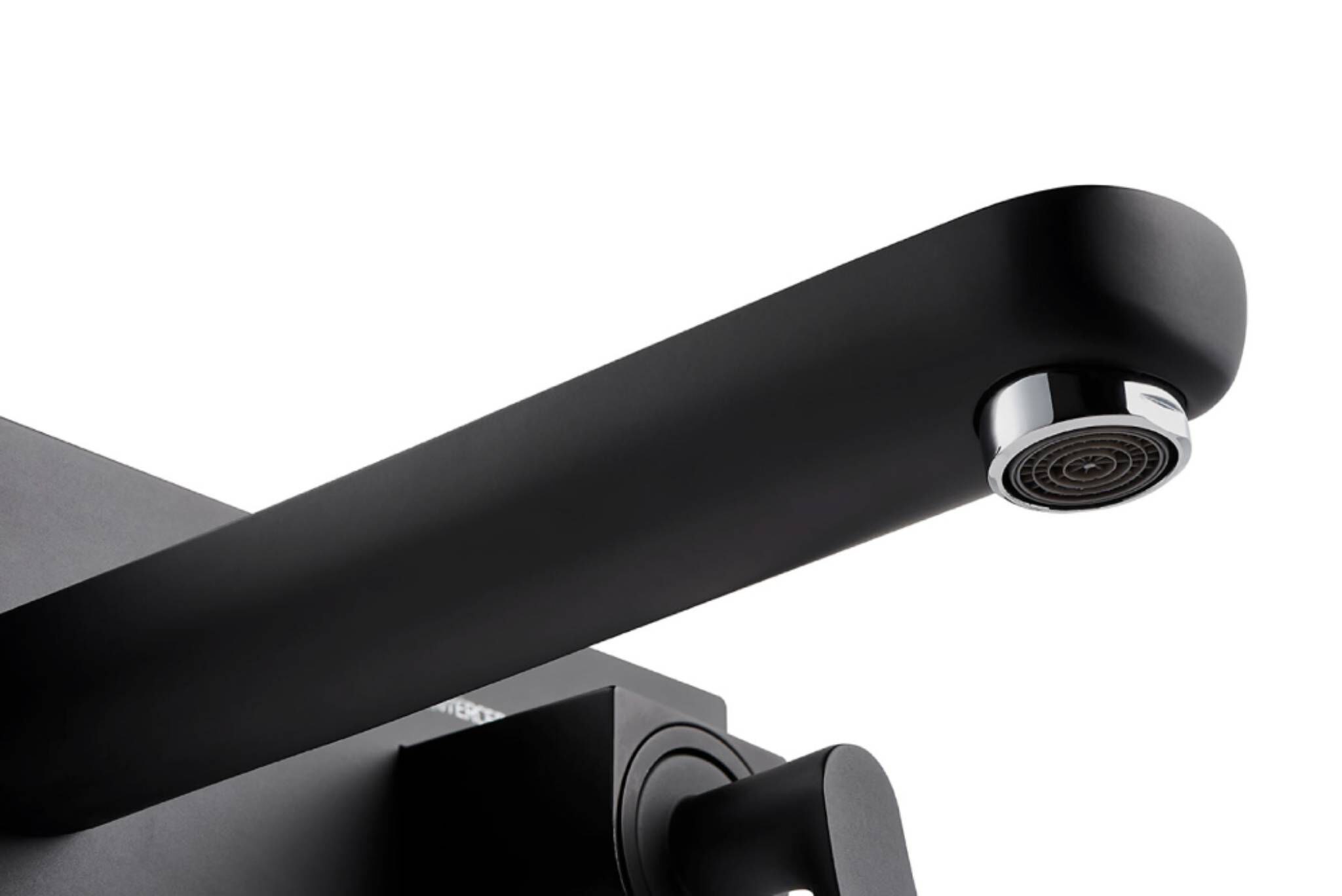 Llave de muro para lavabo l&iacute;nea Dubl&iacute;n&reg; en negro mate,,hi-res image number null