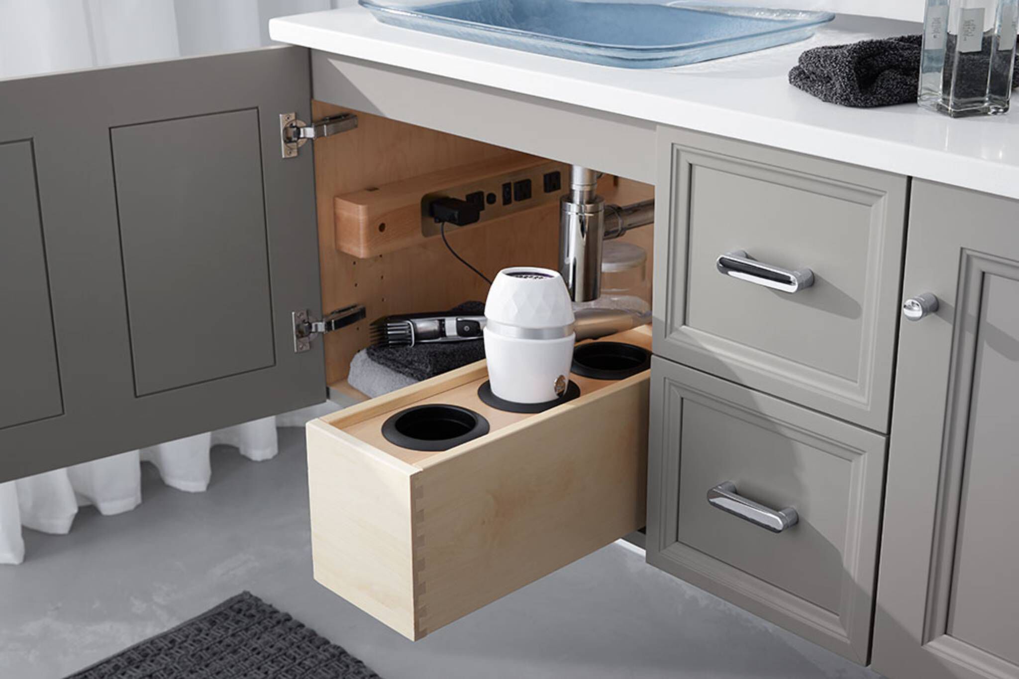 Jaladera de 3" para vanity l&iacute;nea Composed en cromo pulido,,hi-res image number null