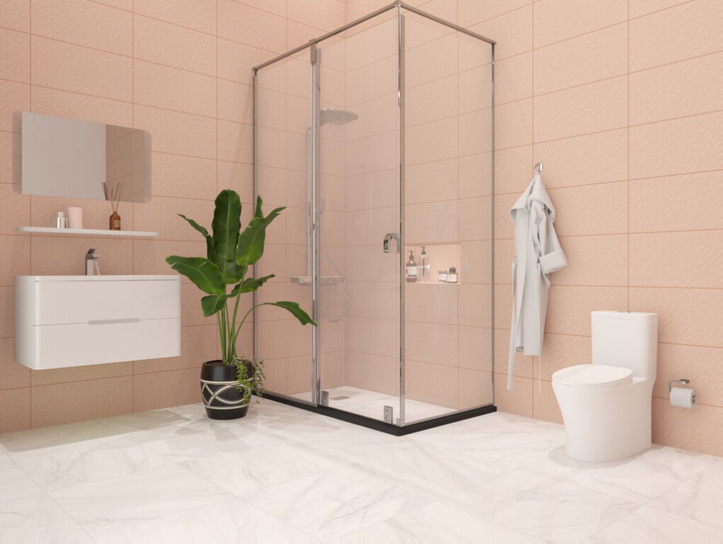 Ba&ntilde;o Stella Blanco con Rosa,,hi-res