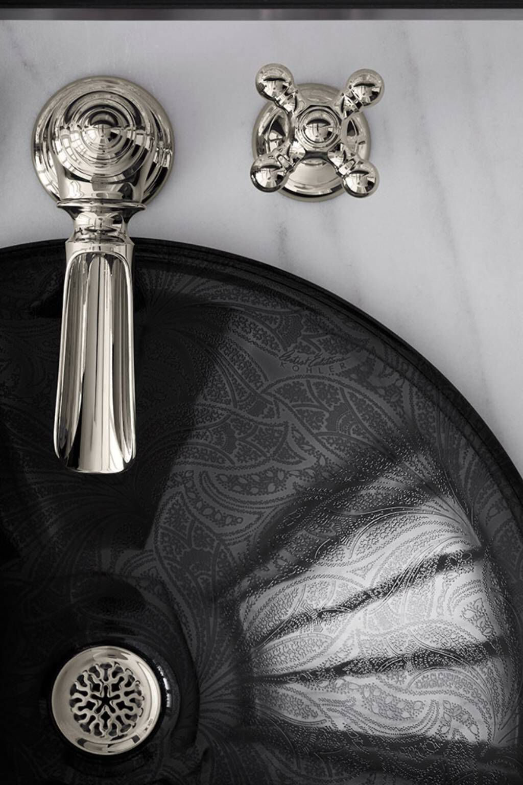 Llave duomando para lavabo l&iacute;nea Artifacts en cromo pulido,,hi-res image number null