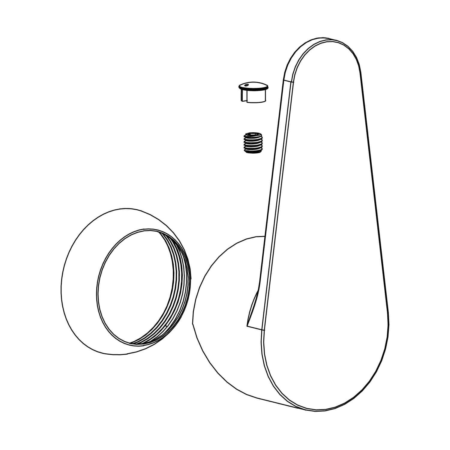Maneral essen round para llave de cocina dorado satinado,,hi-res