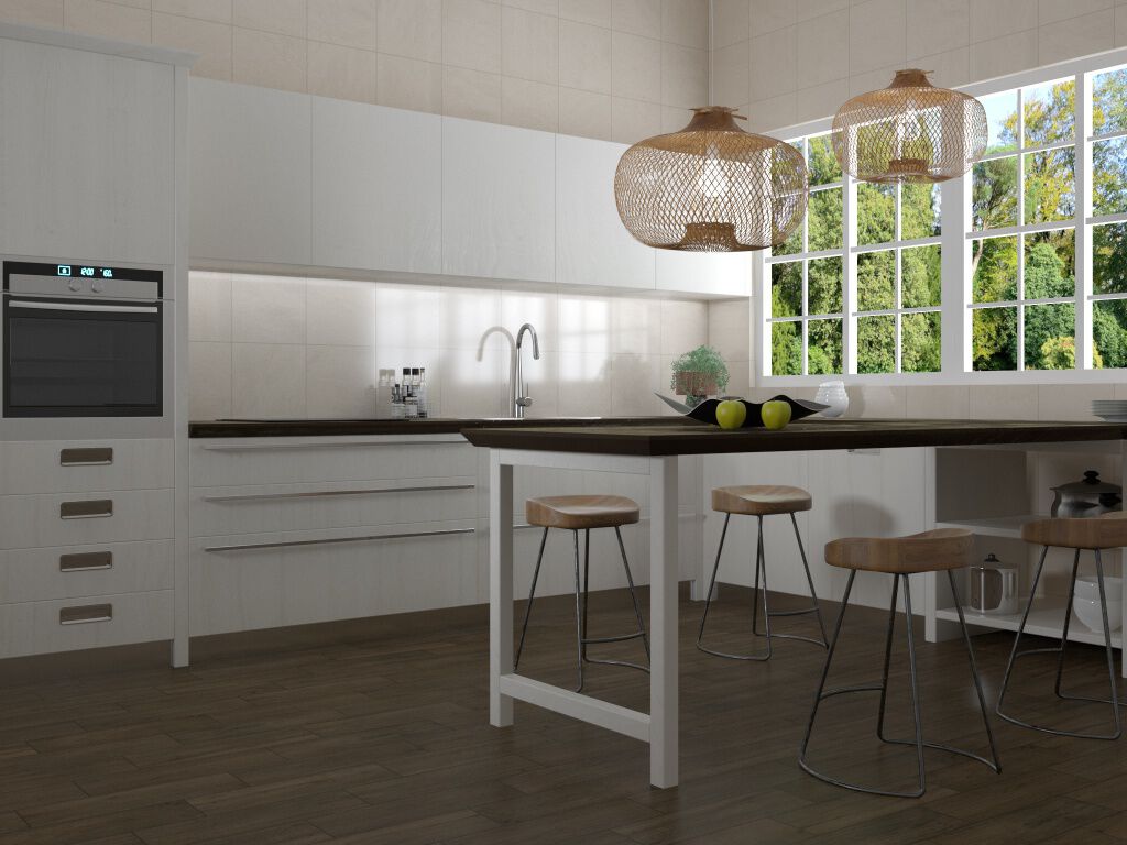 Cocina Sequoia Beige con Caf&eacute;,,hi-res