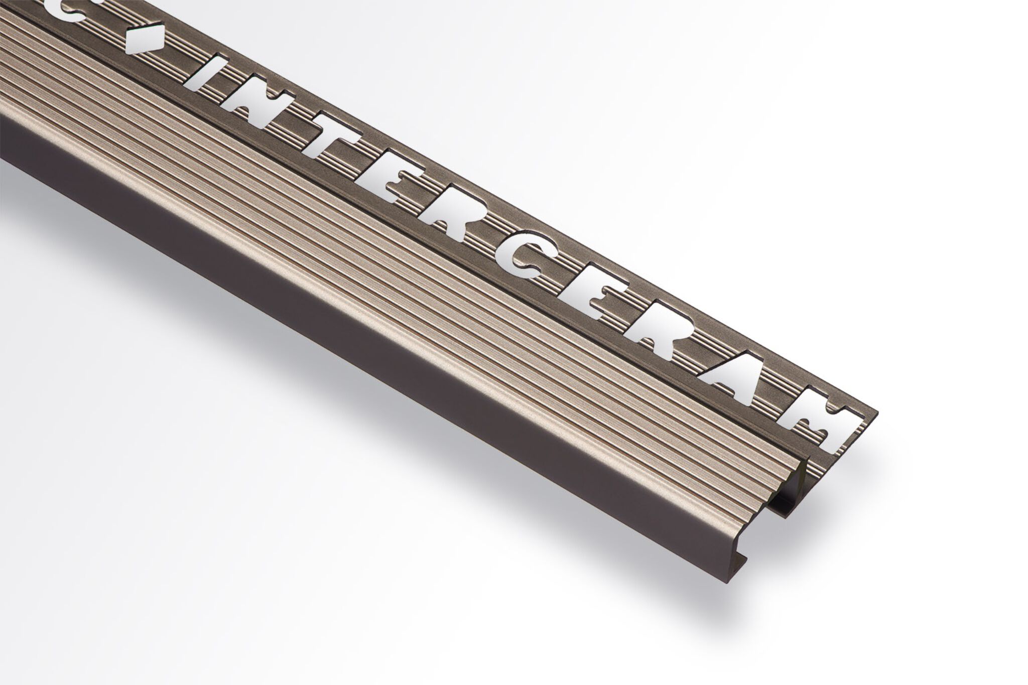 Perfil de aluminio escal&oacute;n bronce Satinado 22mm,,hi-res image number null