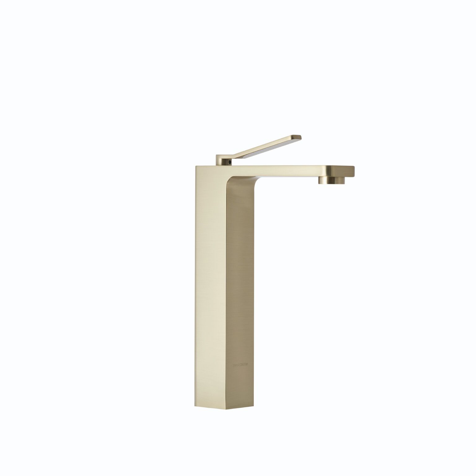 Llave monomando alta para lavabo l&iacute;nea Siena en dorado satinado,,hi-res image number null