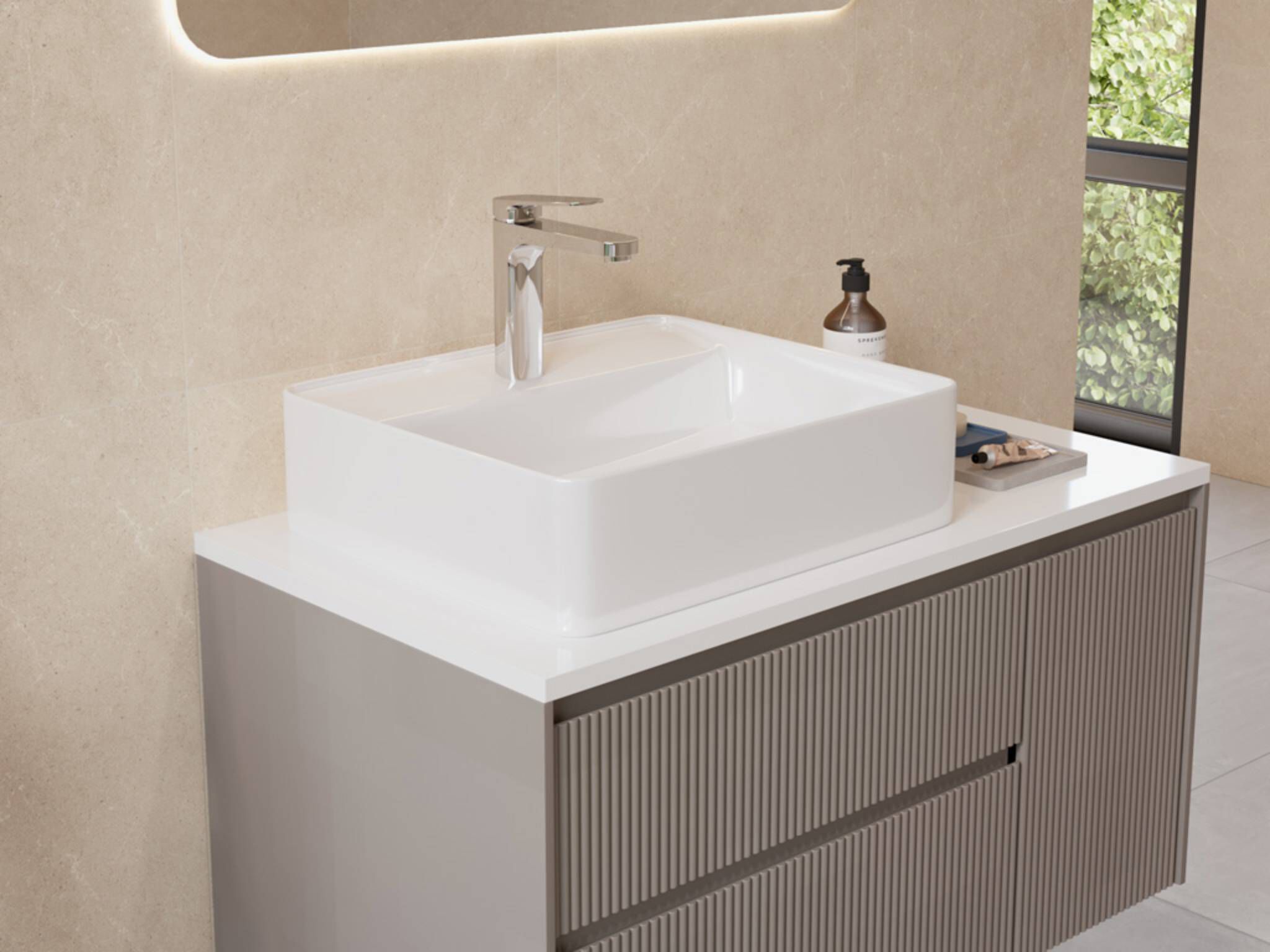 Lavabo de sobrecubierta l&iacute;nea Constanza&reg;,,hi-res image number null