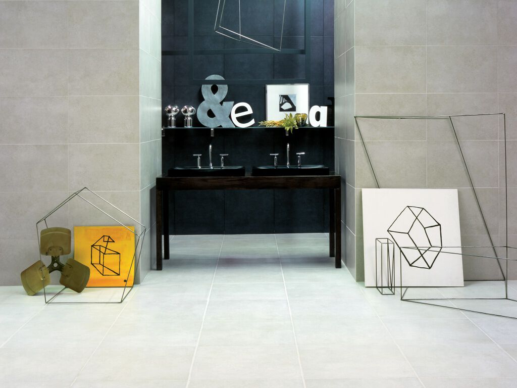 Ba&ntilde;o Habitat Gris,,hi-res