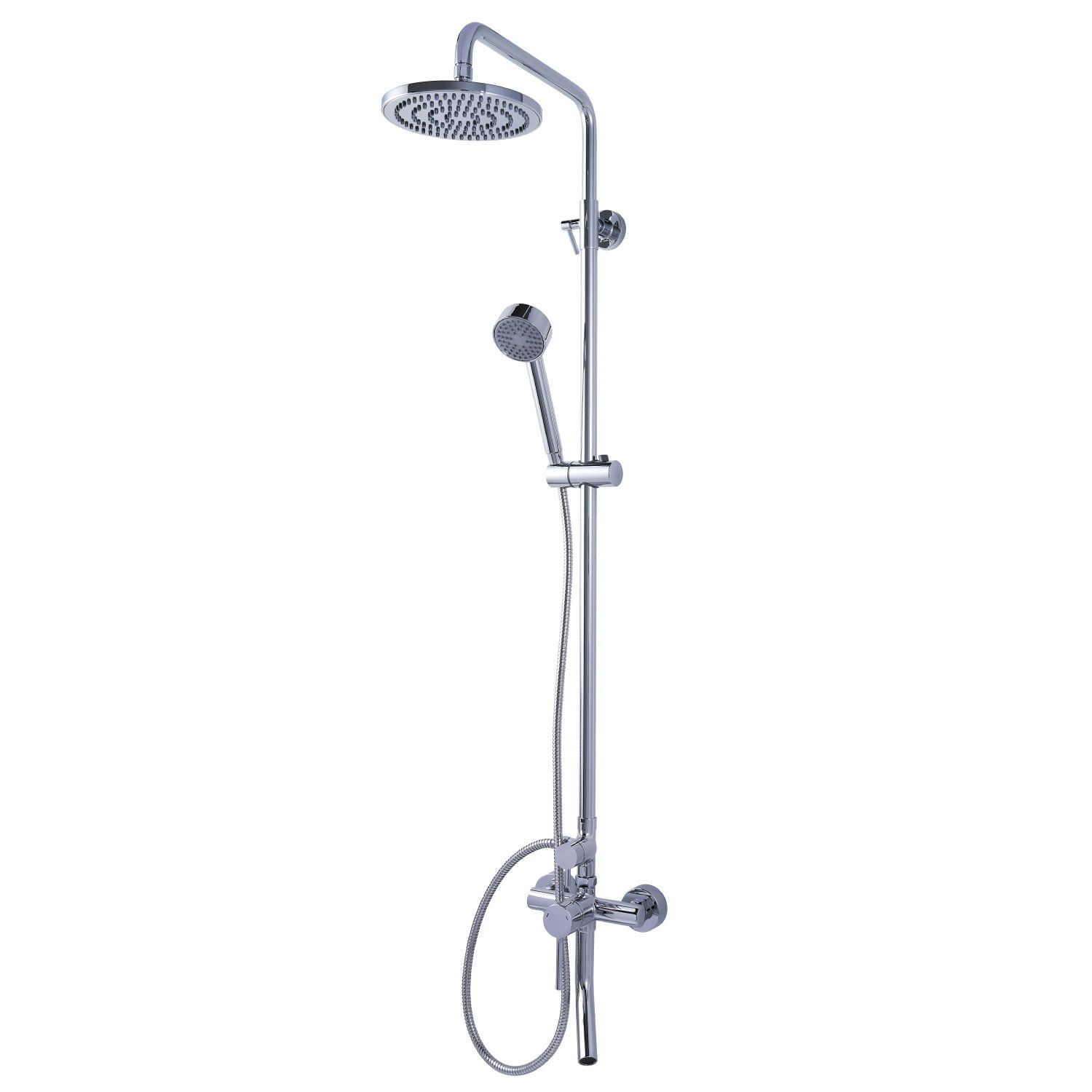 Regadera de muro para ba&ntilde;o l&iacute;nea Georgia en cromo pulido,,hi-res image number null