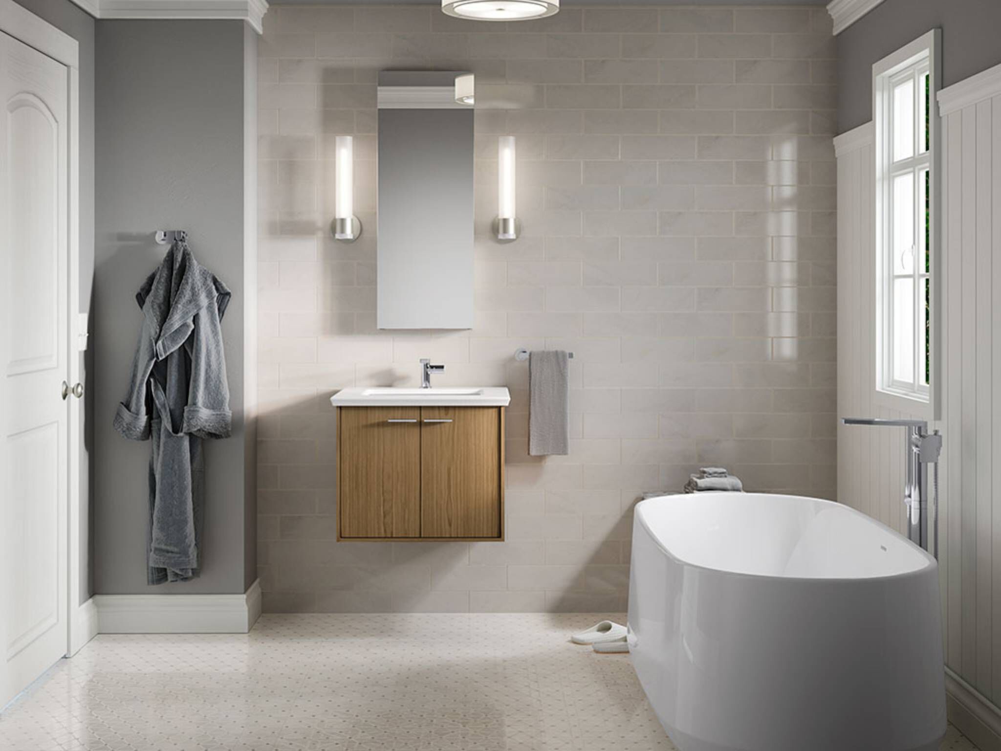 Espejo para ba&ntilde;o l&iacute;nea Maxstow,,hi-res image number null