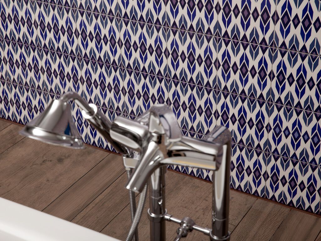 Ba&ntilde;o Dots Azul,,hi-res