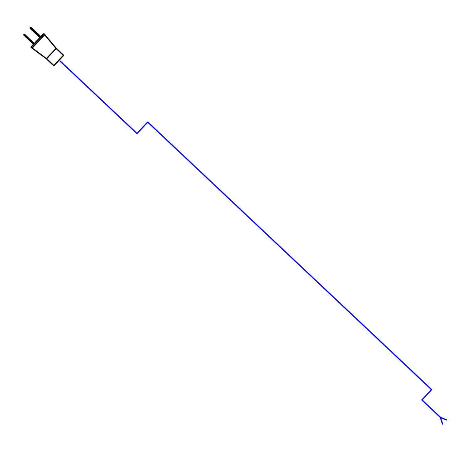 Cable electrico para espejo universal vanity unico,,hi-res image number null