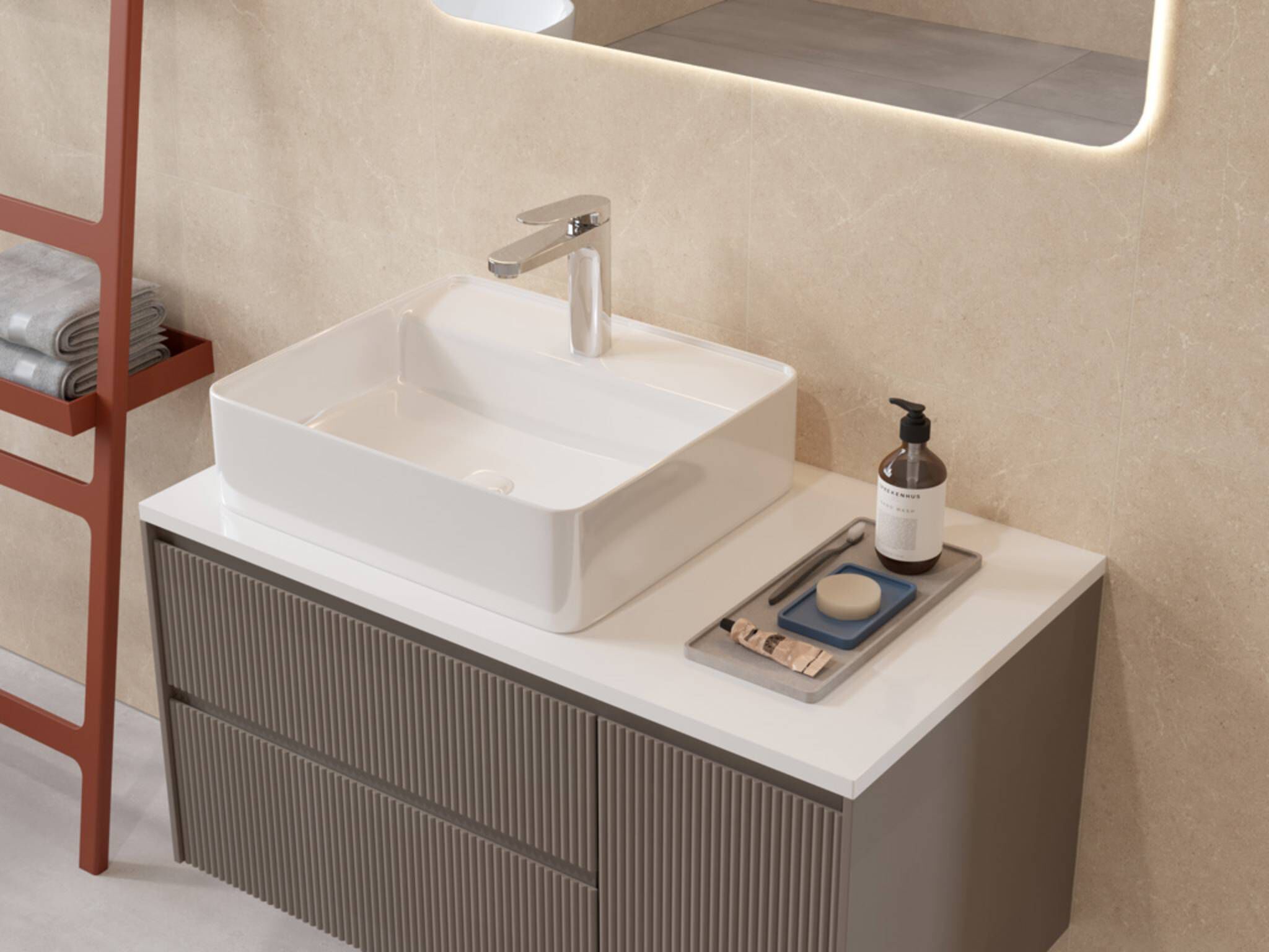 Lavabo de sobrecubierta l&iacute;nea Constanza&reg;,,hi-res image number null