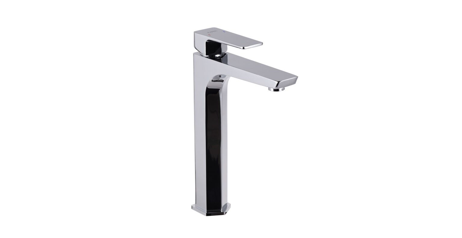 Llave monomando alta para lavabo l&iacute;nea Dessau en cromo pulido,,hi-res image number null