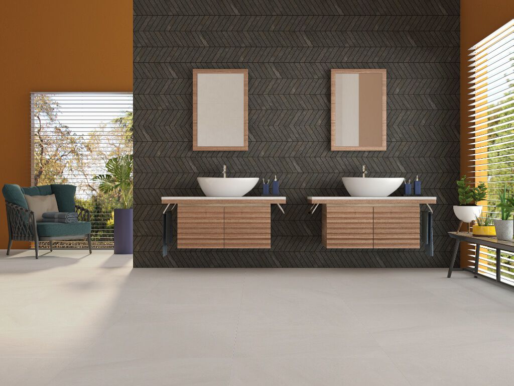 Ba&ntilde;o Trentino Blanco con Gris,,hi-res