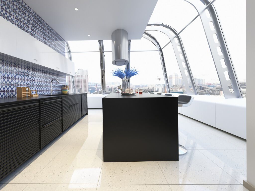 Cocina Dots Azul con Beige,,hi-res