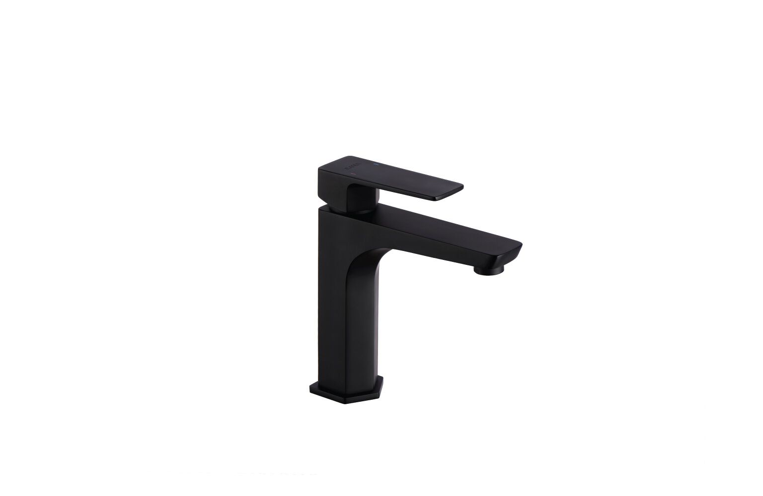 Llave monomando baja para lavabo l&iacute;nea Dessau en negro mate,,hi-res image number null