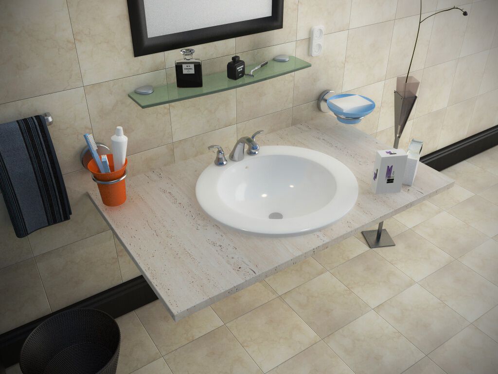 Ba&ntilde;o Crema Marfil Beige,,hi-res