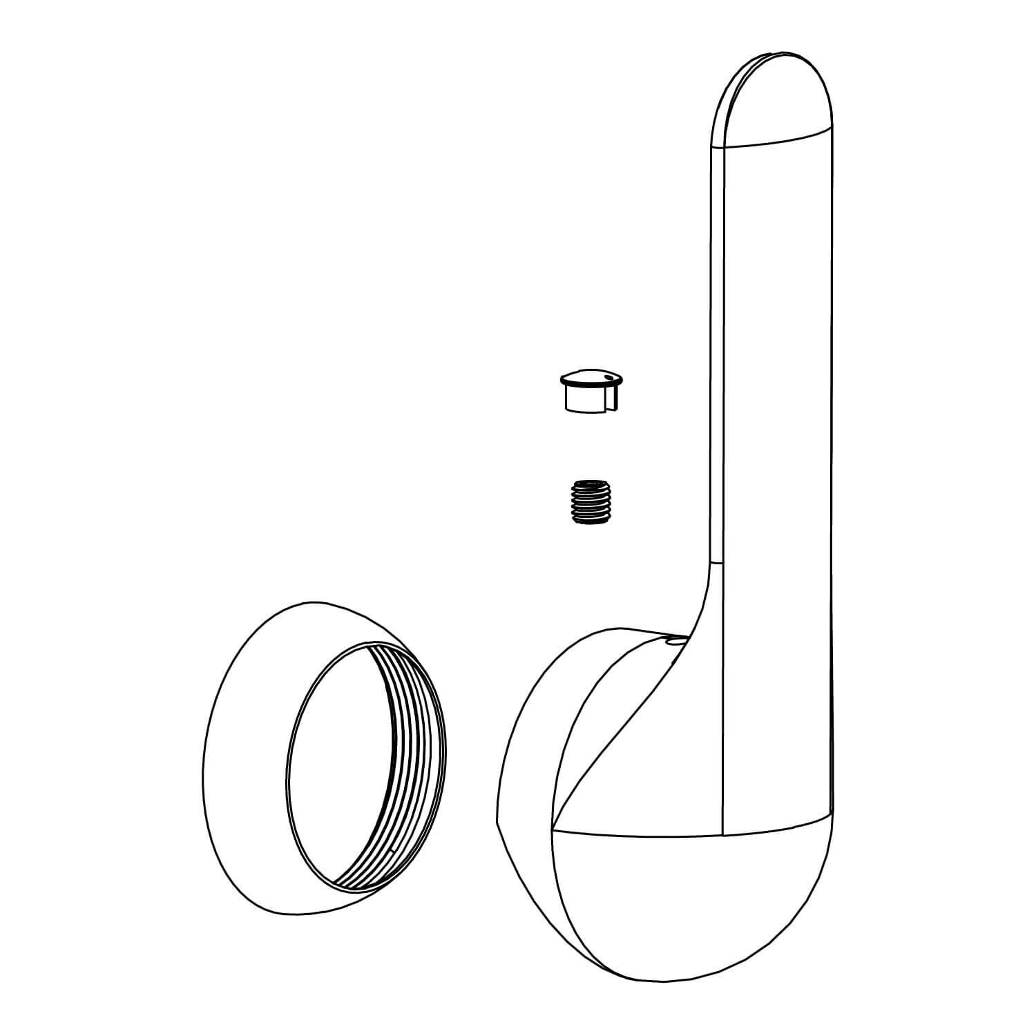 Maneral berna para llave de cocina cromo pulido,,hi-res image number null