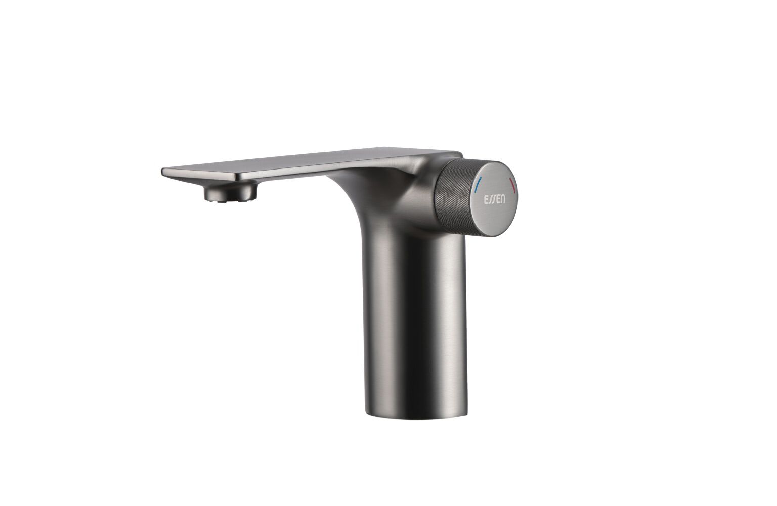 Llave monomando baja para lavabo l&iacute;nea Weismar en titanio mate,,hi-res image number null