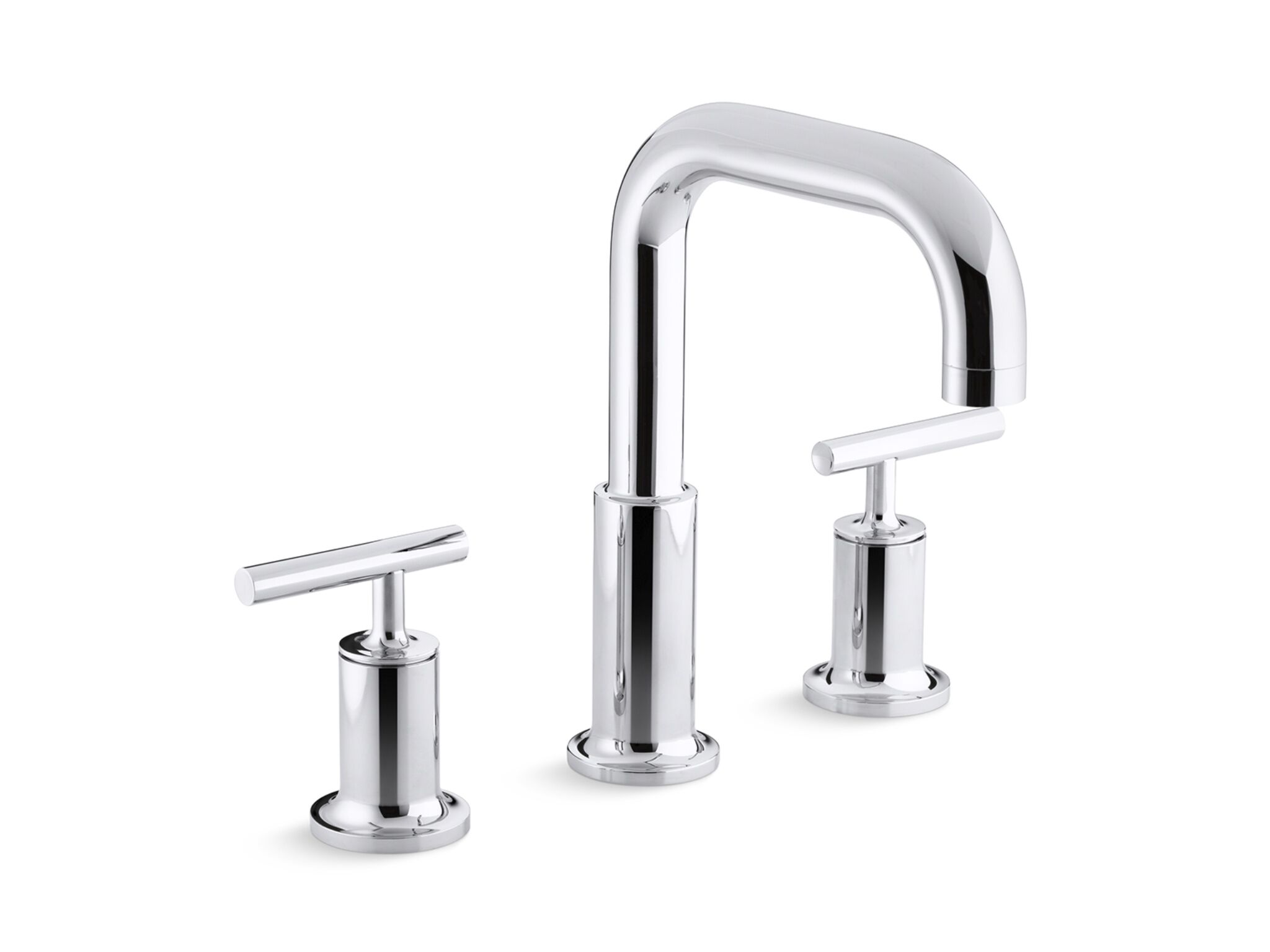 Llave duomando para tina l&iacute;nea Purist en cromo pulido,,hi-res image number null